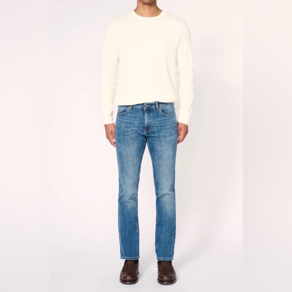 Warp + Weft Chicago Ord straight jeans in tortoise